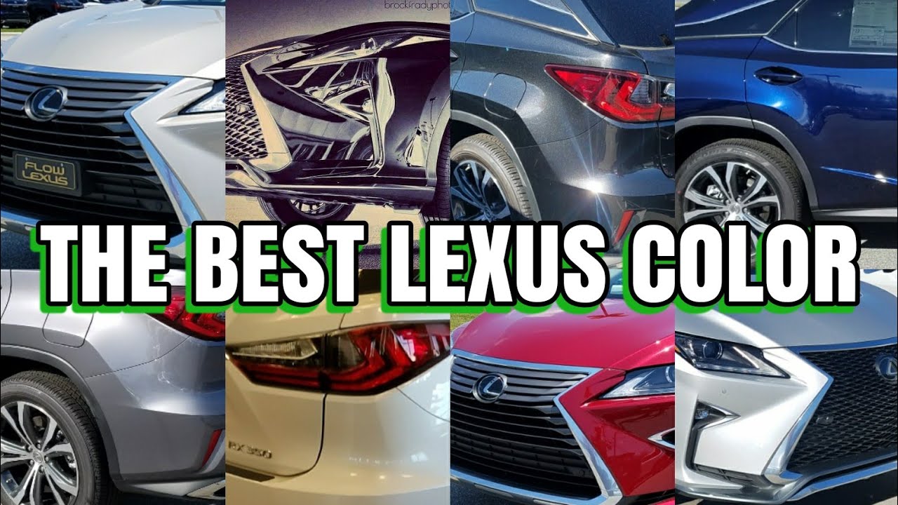 2016 Lexus Rx 350 Color Chart