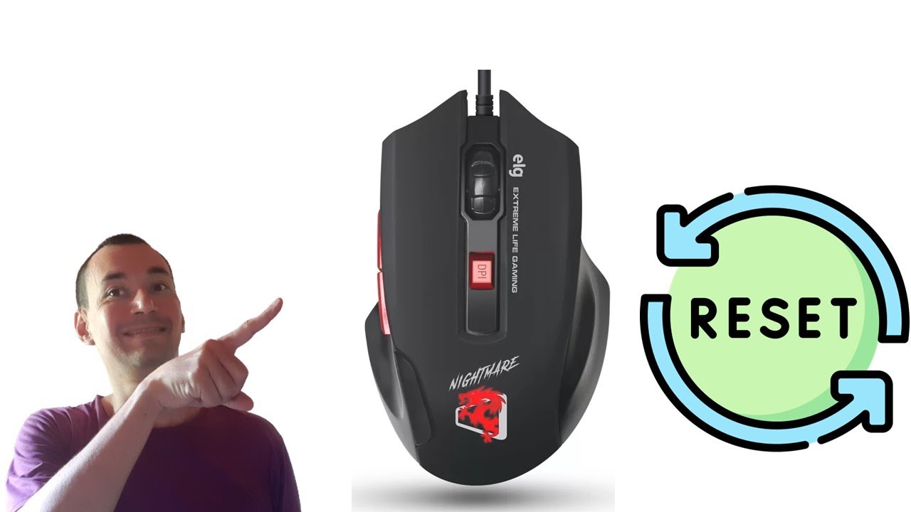 Mouse Gamer Nightmare Problemas de DPI Configurar Reset Teste de DPI
