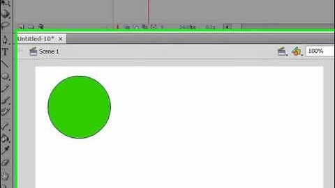 Flash CS4 Tutorial Course Key Frames - Lesson 21