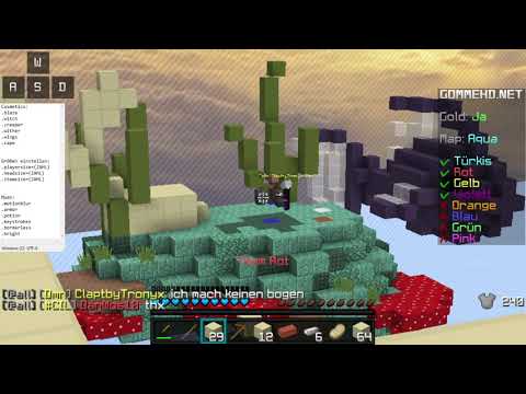 Minecraft BedWars mit dem NoRisk Client - YouTube