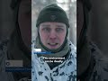 Your snot freezes 🥶 your sweat freezes. It's not a good time. Winter survival training in Finland 🇫🇮