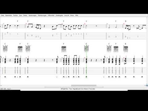 Free -  All Right Now -  Tabs