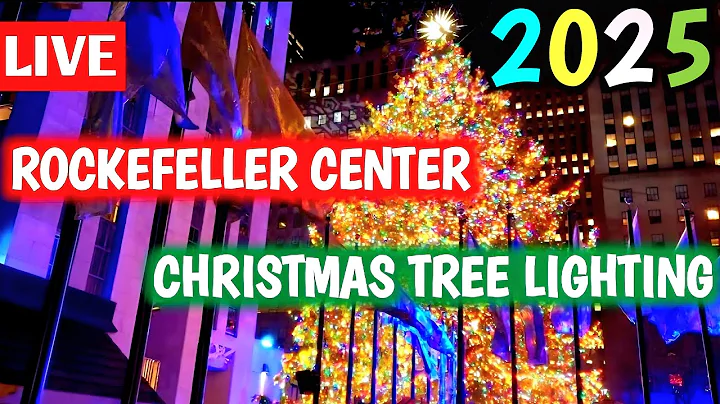 🎄 Rockefeller Center Christmas Tree Lighting 2025 NYC LIVE ✨️