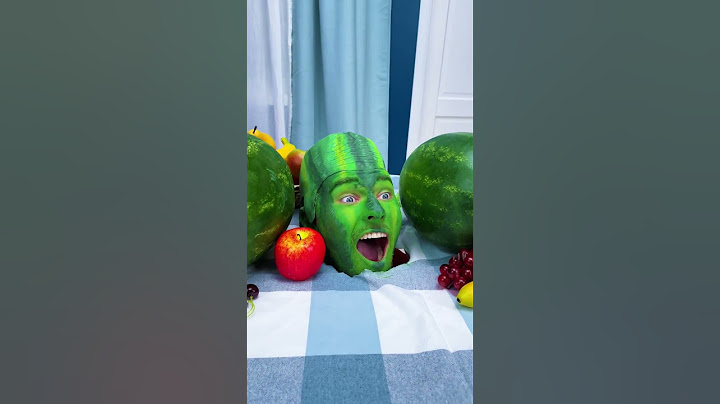 لقد رسمت رأسي كالبطيخة! مقلب الطعام! 😈😂 #مضحك