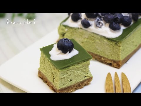 Matcha Green Tea Cheesecake Recipe 🍵 | d for delicious