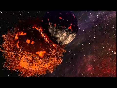 Planets explosion made by Blender