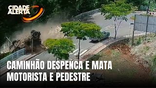 Acidente Grave No Oeste Caminhão Despenca E Mata Motorista E Pedestre