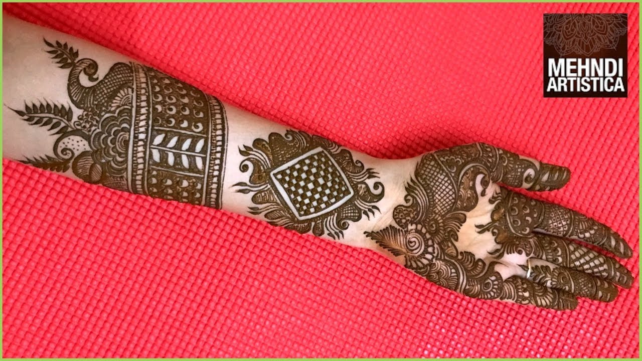 Bakreed Special Intricate Arabic Mehndi Design For Hands | Step by ...