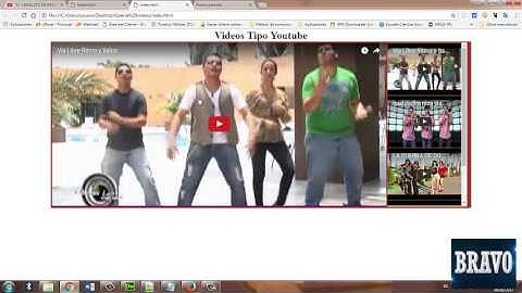 Galería de vídeos tipo youtube con html5 y css3 5/7