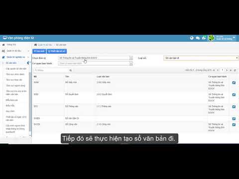Video Tạo sổ văn bản - youtube