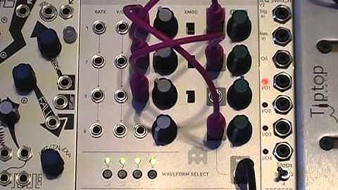 Mutable Instruments Edges - audio modulation demo