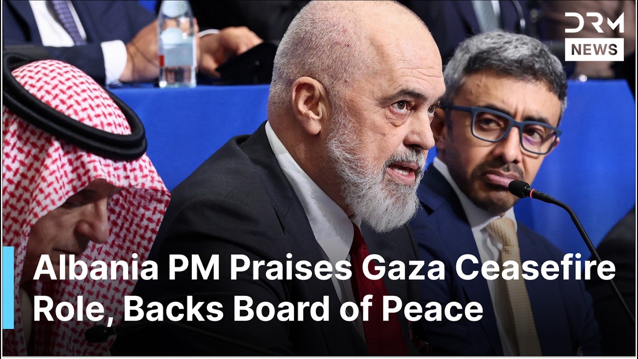 Albania’s PM Edi Rama Backs Gaza Stabilization, Urges Global Action at Board of Peace Summit | AC1G