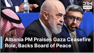 Albanias Pm Edi Rama Backs Gaza Stabilization, Urges Global Action At Board Of Peace Summit Ac1G
