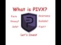 What is PIVX?   Facts, Function, Features of PIVX CryptoCurrency Coin