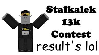Stalkalek13K Results