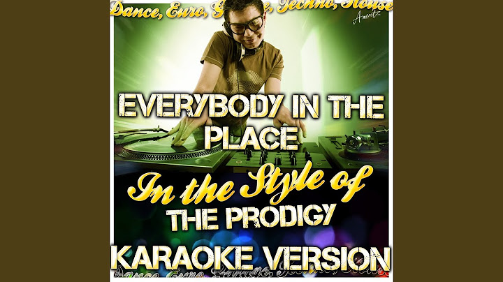 Everybody in the Place Karaoke version - Karaoke performance video thumbnail