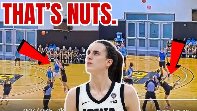 "Against the men, Caitlin Clark lost 22 points in 2 minutes."