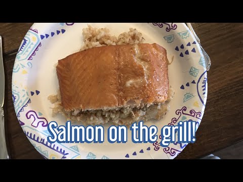 Marinated Salmon/ Salmon On The Grill/ How To Cook Salmon On The Grill