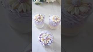 Glass Candle Making | Soft Music | New Design 🕯️#glasscandles #candlemaking #youtubeshorts #handmade