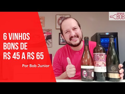 6 vinhos até R$ 65 - Vinho Bom e Barato #12 - Confraria do Bob - Seleção de Janeiro