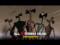 All 5 siren head  comparation