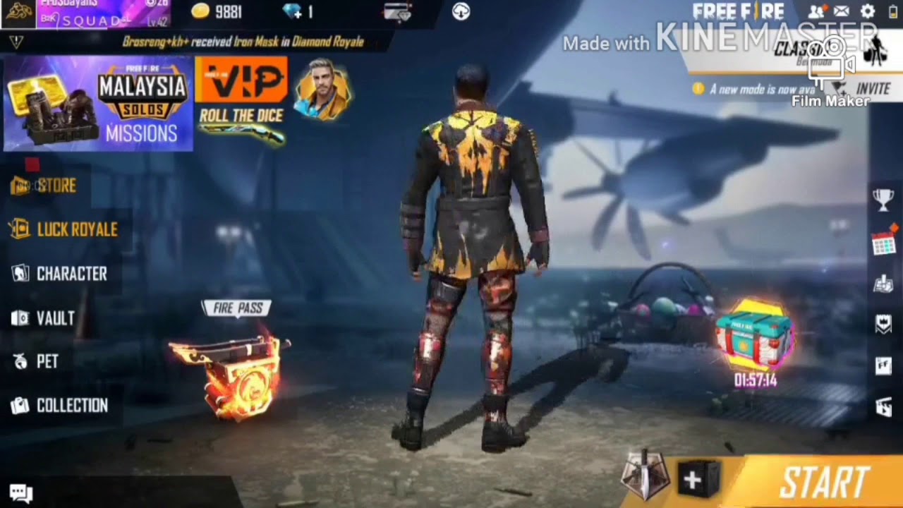 My Inventory In Free Fire Dayan Gaming Youtube