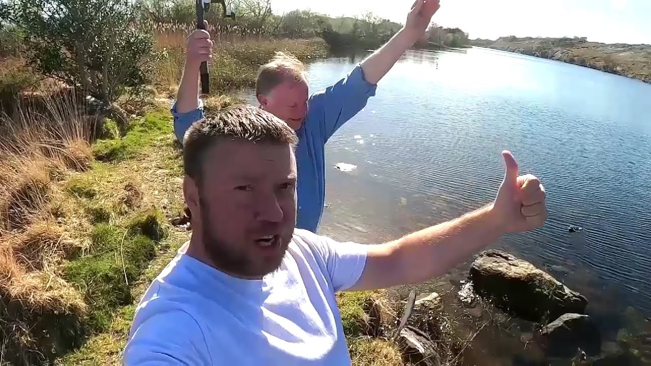 FISHING FOR RAINBOW TROUT IN KERRY IRELAND YouTube