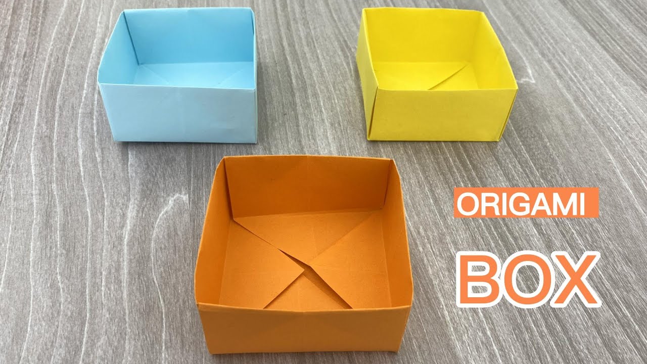 Easy Origami Box (Step by Step) | Origami Steps With Me!