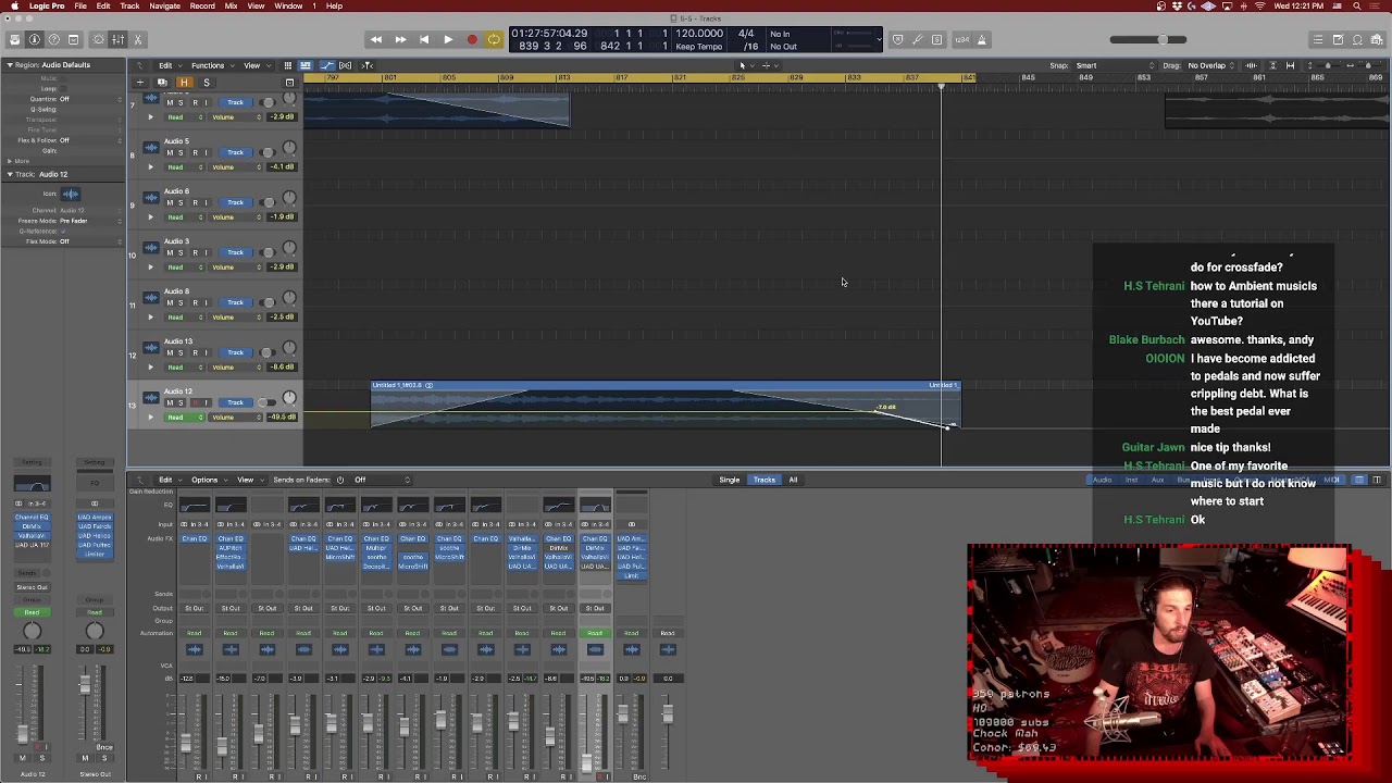 mixing with andy | editing ambience for my patrons | !patreon