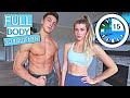15 min full body workout  beginner version  jatie vlogs