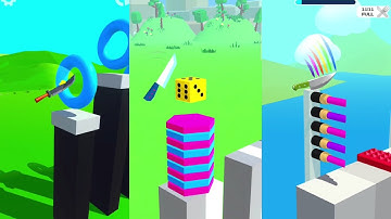 Slice All vs Slicer Knife vs Slice It All - Very Satisfying and Relaxing ASMR Slicing Game