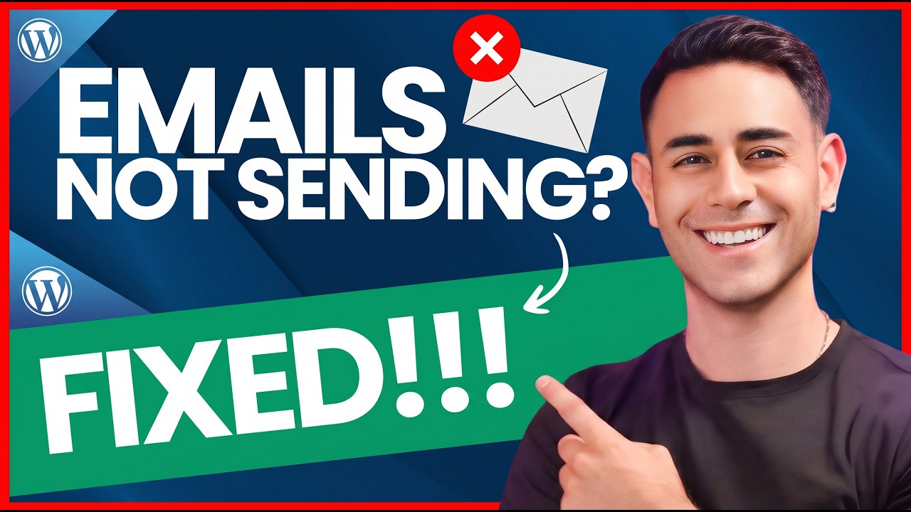 How to Fix WordPress Not Sending Email Issue | SMTP Server Setup Tutorial
