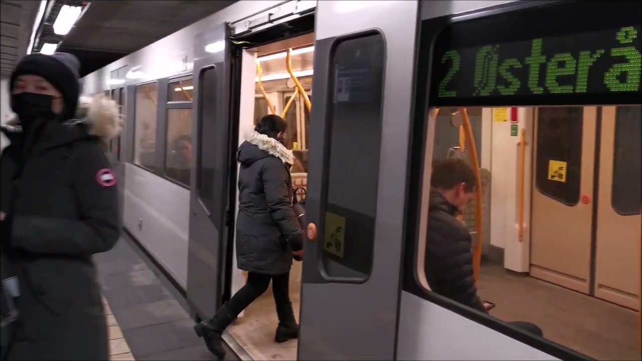 Oslo-Viken T-bane - Linje 2-2E-X: Lindeberg T-banestasjon 01-2022 (Morgenrush-spesial) [4K UHD]