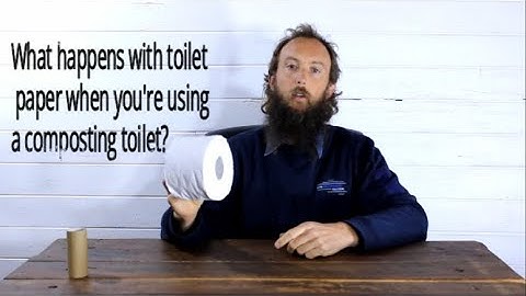What to do with toilet paper when using a composting toilet