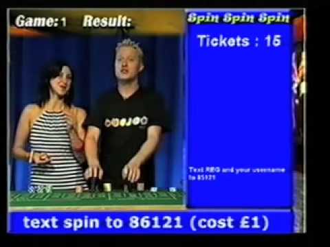 The 1st Live Roulette Show on UK Television - Spin...