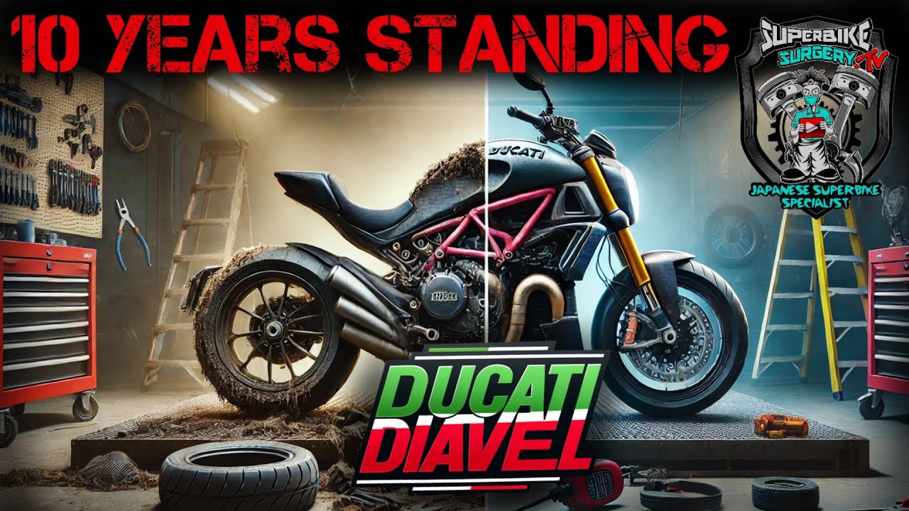 Resurrecting a Ducati Diavel That Sat Unused for a Decade. Not as Simple as I Hoped 😕 (Part 1)