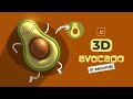 HOW TO DRAW A 3D AVOCADO WITH A FACE IN KAWAII STYLE | TUTORIAL IN ADOBE ILLUSTRATOR