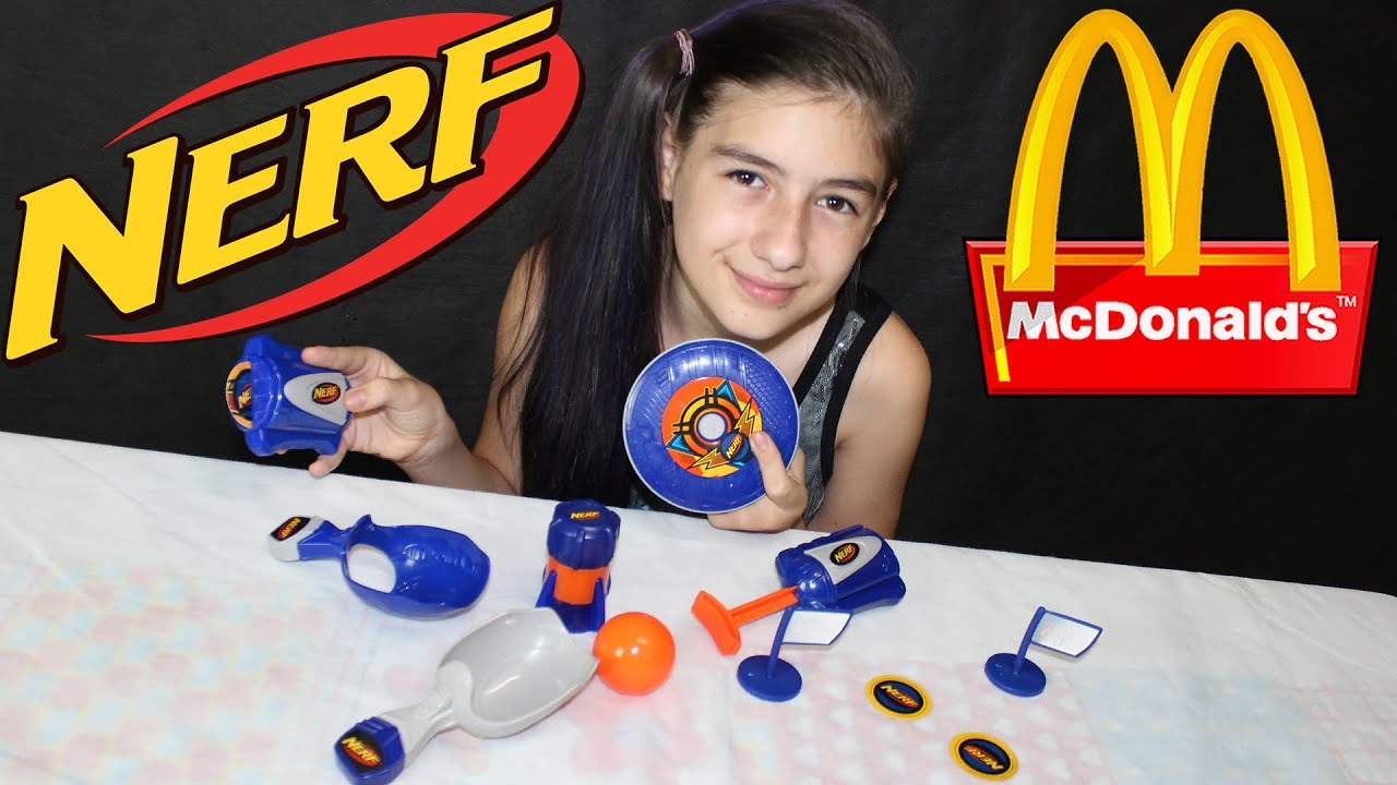 Qual Brinquedo Esta No Mc Lanche Feliz Nerf Coleção no Mc Donald's (Arma, Mc Lanche Feliz, Brinquedo, Surpresa
