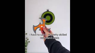This Ninja Soft Shuriken Dart Game Is Safe, Fun, And Addictive 🎯#NinjaDartGame #SoftShuriken