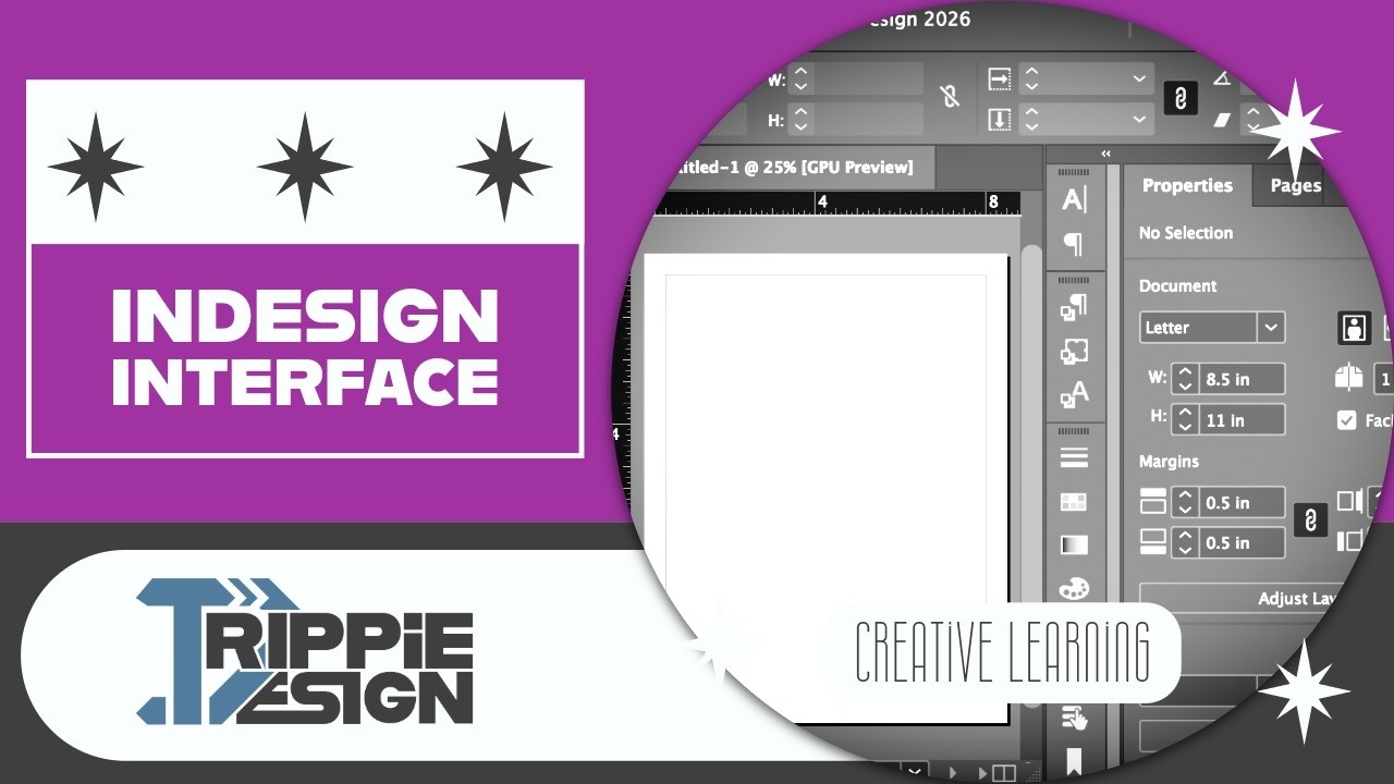 Indesign Interface Screenshot InDesign Interface Breakdown | Customize Your Workspace Like a Pro ...