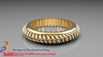 Solidworks Tutorial # 125 How to Make Mechanical "Ring