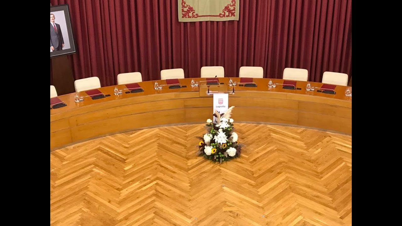 Pleno ordinario agosto Ayuntamiento de Logroño , 31 de Julio de 2025.