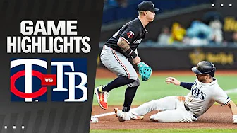 Twins vs. Rays Game Highlights (9/4/24) | MLB Highlights thumbnail