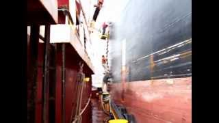 Embarking our ship docking pilot