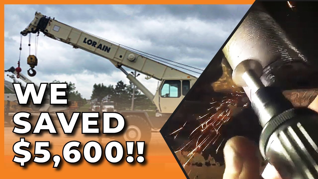 Rotary Thread - Crane Boom Thread Restore Case Study - YouTube