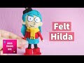 DIY: Hilda Felt Doll Tutorial | Felt Crafts.