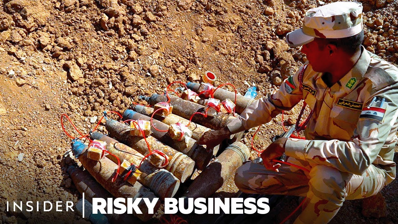 Why Digging Up Homemade Bombs Is One Of The Most Dangerous Jobs In Iraq Risky Business YouTube