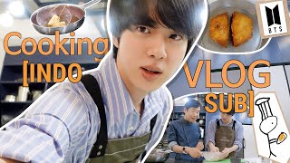 [INDO SUB] [BTS VLOG] Jin l COOKING VLOG
