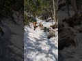 Crux Section on Lion Head Winter Route, Mt. Washington, New Hampshire