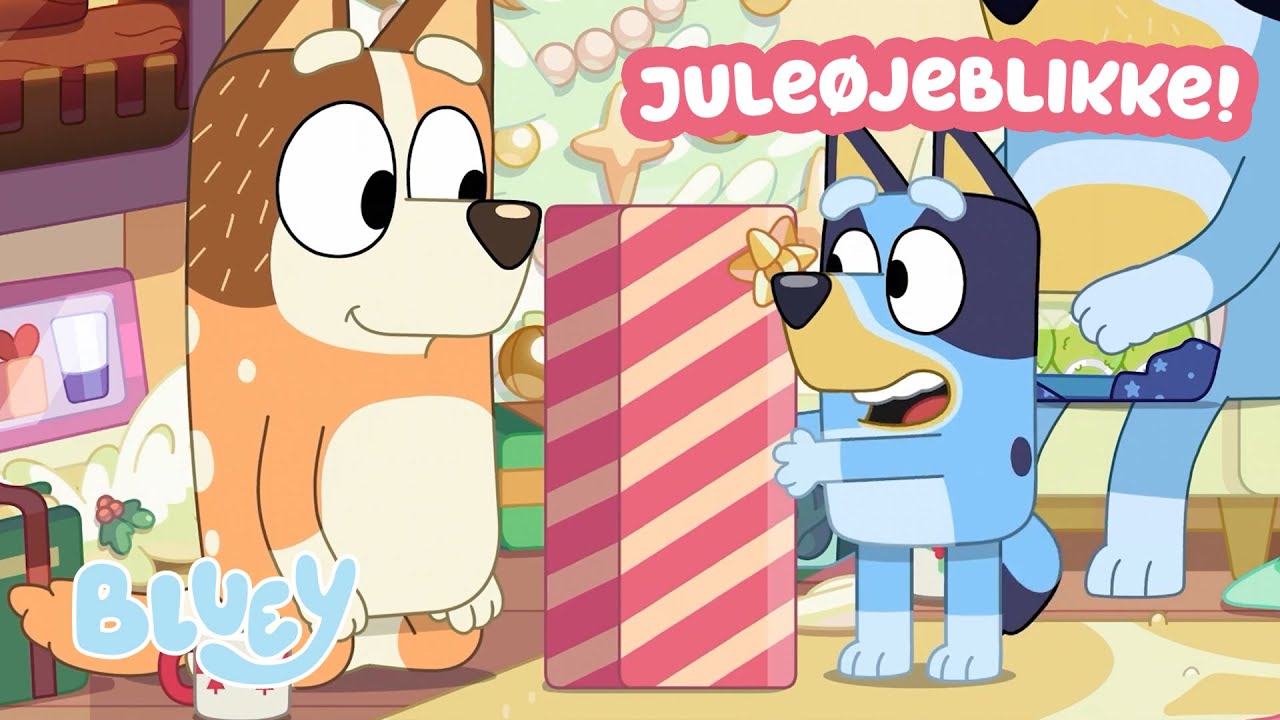 Juleøjeblikke med Bluey 🎄💙 | Bluey På Dansk